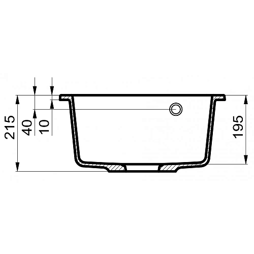 Кухонная мойка Milacio Murcia 46 Cuarzo (MC.77032), белый Кухонная мойка Milacio Murcia 46 Cuarzo (MC.77032), белый