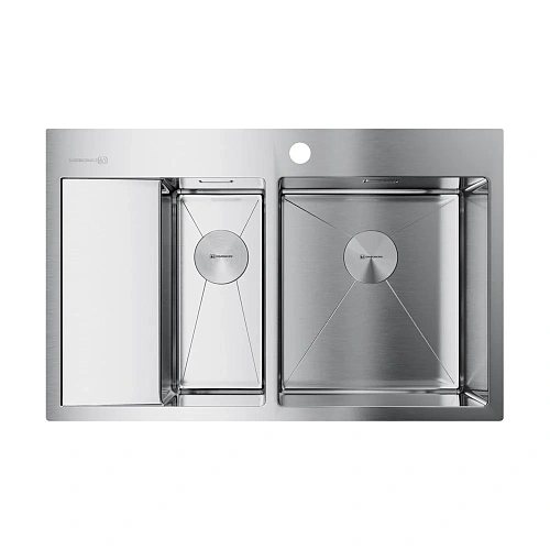 Кухонная мойка Omoikiri Akisame 78-2-IN-R нерж.сталь/нержавеющая сталь 4973063 Кухонная мойка Omoikiri Akisame 78-2-IN-R нерж.сталь/нержавеющая сталь 4973063