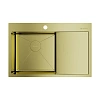 Кухонная мойка Omoikiri Akisame 78-LG-L нерж.сталь/светлое золото 4973085