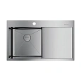 Кухонная мойка Omoikiri Akisame 86-IN-L нерж.сталь/нержавеющая сталь 4993760 Кухонная мойка Omoikiri Akisame 86-IN-L нерж.сталь/нержавеющая сталь 4993760