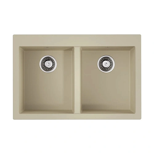 Кухонная мойка Omoikiri Bosen 80-2-BE Tetogranit/ваниль 4993837 Кухонная мойка Omoikiri Bosen 80-2-BE Tetogranit/ваниль 4993837