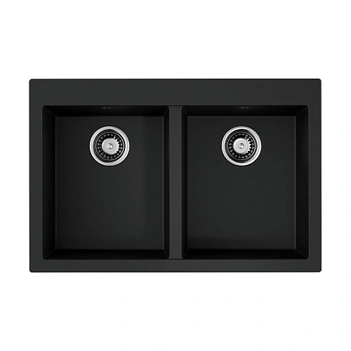 Кухонная мойка Omoikiri Bosen 80-2-BL Tetogranit/черный 4993836 Кухонная мойка Omoikiri Bosen 80-2-BL Tetogranit/черный 4993836