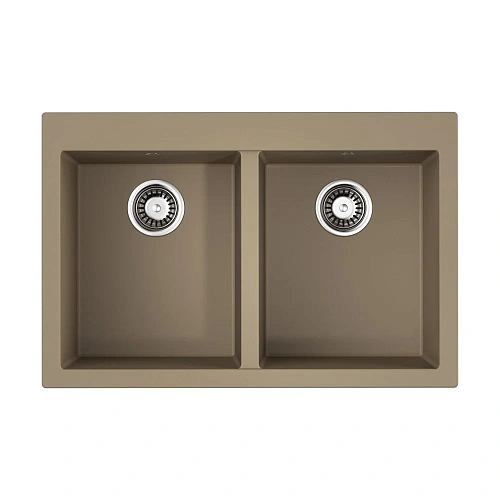 Кухонная мойка Omoikiri Bosen 80-2-CH Tetogranit/бежевый 4993838 Кухонная мойка Omoikiri Bosen 80-2-CH Tetogranit/бежевый 4993838