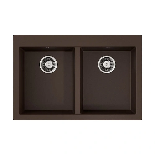 Кухонная мойка Omoikiri Bosen 80-2-DC Tetogranit/коричневый 4993840 Кухонная мойка Omoikiri Bosen 80-2-DC Tetogranit/коричневый 4993840