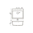 Кухонная мойка Omoikiri Daisen 60-MA Artgranit/марципан 4993617 Кухонная мойка Omoikiri Daisen 60-MA Artgranit/марципан 4993617