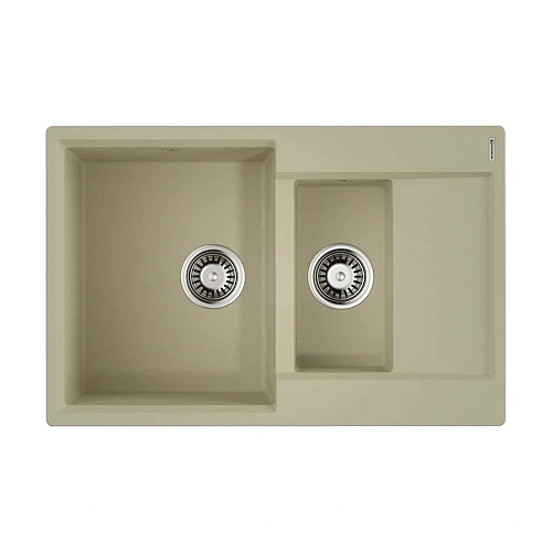 Кухонная мойка Omoikiri Daisen 78-2-BE Artgranit/ваниль 4993328 Кухонная мойка Omoikiri Daisen 78-2-BE Artgranit/ваниль 4993328
