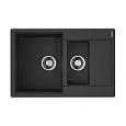 Кухонная мойка Omoikiri Daisen 78-2T-BL Tetogranit/черный 4993535 Кухонная мойка Omoikiri Daisen 78-2T-BL Tetogranit/черный 4993535