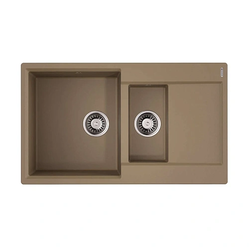 Кухонная мойка Omoikiri Daisen 86-2-CA Artgranit/коричневый 4993474 Кухонная мойка Omoikiri Daisen 86-2-CA Artgranit/коричневый 4993474