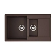 Кухонная мойка Omoikiri Daisen 86-2-DC Artgranit/коричневый 4993476 Кухонная мойка Omoikiri Daisen 86-2-DC Artgranit/коричневый 4993476