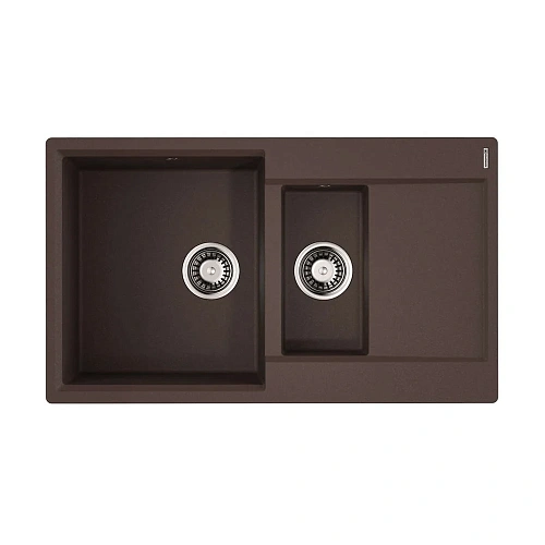 Кухонная мойка Omoikiri Daisen 86-2-DC Artgranit/коричневый 4993476 Кухонная мойка Omoikiri Daisen 86-2-DC Artgranit/коричневый 4993476
