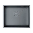 Кухонная мойка Omoikiri Kasen 54-16 INT GM нерж.сталь/вороненая сталь 4997061 Кухонная мойка Omoikiri Kasen 54-16 INT GM нерж.сталь/вороненая сталь 4997061