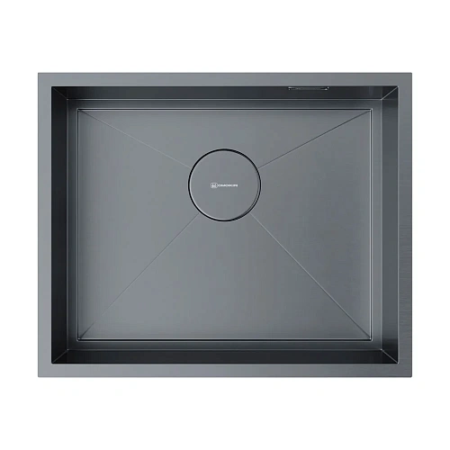 Кухонная мойка Omoikiri Kasen 54-16 INT GM нерж.сталь/вороненая сталь 4997061 Кухонная мойка Omoikiri Kasen 54-16 INT GM нерж.сталь/вороненая сталь 4997061
