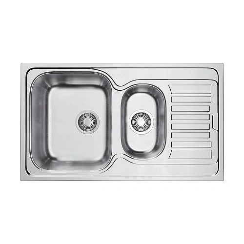 Кухонная мойка Omoikiri Kashiogawa 86-2-IN нерж.сталь/нержавеющая сталь 4993454 Кухонная мойка Omoikiri Kashiogawa 86-2-IN нерж.сталь/нержавеющая сталь 4993454