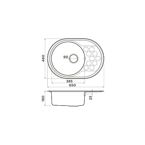 Кухонная мойка Omoikiri Kasumigaura 65-IN нерж.сталь/нержавеющая сталь 4993727 Кухонная мойка Omoikiri Kasumigaura 65-IN нерж.сталь/нержавеющая сталь 4993727