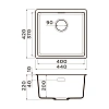 Кухонная мойка Omoikiri Kata 44-U-GR Artgranit/leningrad grey 4993404 Кухонная мойка Omoikiri Kata 44-U-GR Artgranit/leningrad grey 4993404