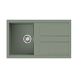 Кухонная мойка Omoikiri Kitagawa 86-WG Artceramic/wind green 4993250 Кухонная мойка Omoikiri Kitagawa 86-WG Artceramic/wind green 4993250