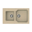 Кухонная мойка Omoikiri Maru 86-2-CH Tetogranit/бежевый 4993291 Кухонная мойка Omoikiri Maru 86-2-CH Tetogranit/бежевый 4993291
