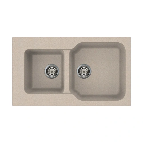 Кухонная мойка Omoikiri Maru 86-2-SA Tetogranit/бежевый 4993286 Кухонная мойка Omoikiri Maru 86-2-SA Tetogranit/бежевый 4993286
