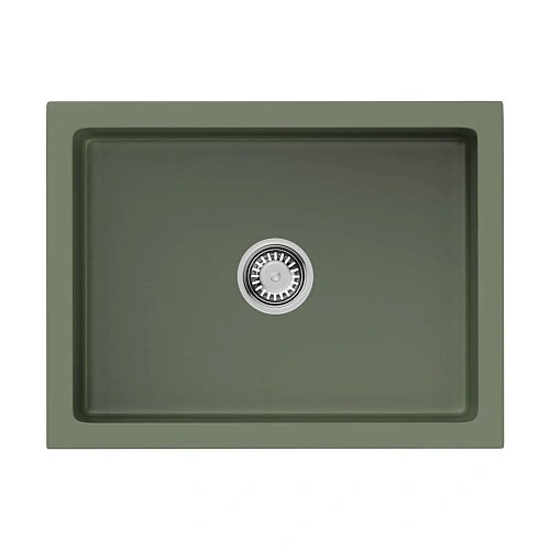 Кухонная мойка Omoikiri Mikura 61-OL Natceramic/olive 4997070 Кухонная мойка Omoikiri Mikura 61-OL Natceramic/olive 4997070