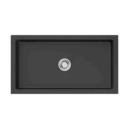 Кухонная мойка Omoikiri Mikura 83-BL Natceramic/черный 4997081 Кухонная мойка Omoikiri Mikura 83-BL Natceramic/черный 4997081