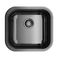 Кухонная мойка Omoikiri Omi 44-U/I-GM нерж.сталь/вороненая сталь 4993191 Кухонная мойка Omoikiri Omi 44-U/I-GM нерж.сталь/вороненая сталь 4993191