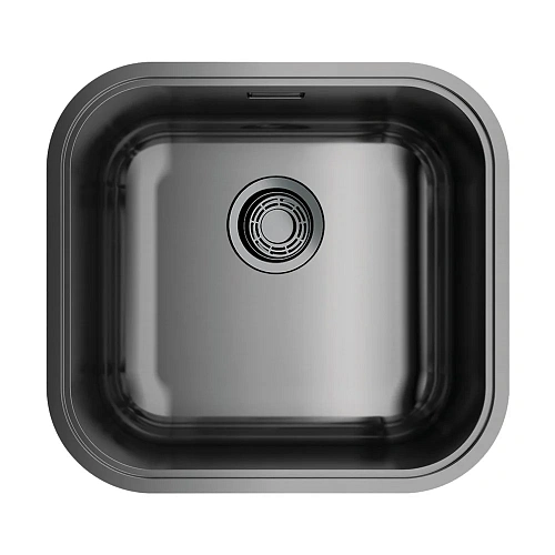 Кухонная мойка Omoikiri Omi 44-U/I-GM нерж.сталь/вороненая сталь 4993191 Кухонная мойка Omoikiri Omi 44-U/I-GM нерж.сталь/вороненая сталь 4993191