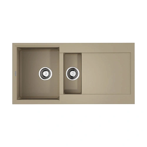 Кухонная мойка Omoikiri Sakaime 100-2-CH Tetogranit/бежевый 4993897 Кухонная мойка Omoikiri Sakaime 100-2-CH Tetogranit/бежевый 4993897
