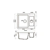 Кухонная мойка Omoikiri Sakaime 60-2-CH Tetogranit/бежевый 4993913 Кухонная мойка Omoikiri Sakaime 60-2-CH Tetogranit/бежевый 4993913