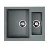 Кухонная мойка Omoikiri Sakaime 60-2-GR Tetogranit/leningrad grey 4993554