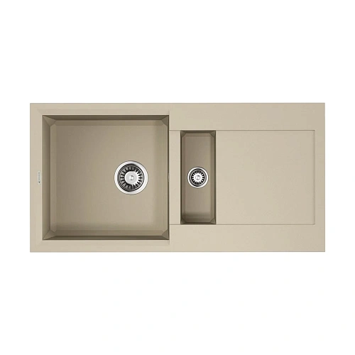 Кухонная мойка Omoikiri Sakaime 86-2-SA Tetogranit/бежевый 4993119 Кухонная мойка Omoikiri Sakaime 86-2-SA Tetogranit/бежевый 4993119