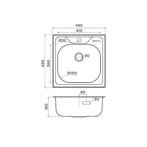 Кухонная мойка Omoikiri Saru 48-IN нержавеющая сталь/нержавеющая сталь 4993833 Кухонная мойка Omoikiri Saru 48-IN нержавеющая сталь/нержавеющая сталь 4993833