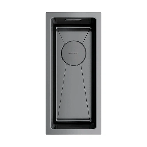 Кухонная мойка Omoikiri Taki 20-U/IF-GM нерж.сталь/вороненая сталь 4973105 Кухонная мойка Omoikiri Taki 20-U/IF-GM нерж.сталь/вороненая сталь 4973105