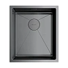 Кухонная мойка Omoikiri Taki 38-U/IF-GM нерж.сталь/вороненая сталь 4973106
