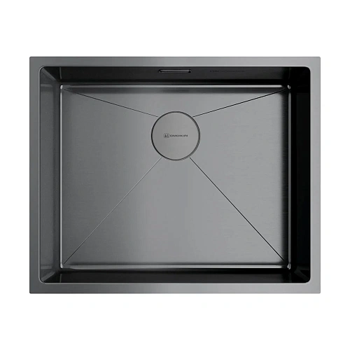 Кухонная мойка Omoikiri Taki 54-U/IF-GM нерж.сталь/вороненая сталь 4973107 Кухонная мойка Omoikiri Taki 54-U/IF-GM нерж.сталь/вороненая сталь 4973107