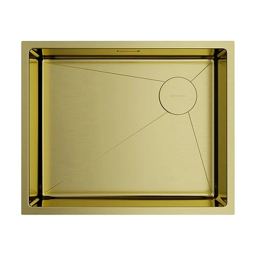 Кухонная мойка Omoikiri Taki 54-U/IF-LG Side SF нержавеющая сталь/светлое золото 4997092 Кухонная мойка Omoikiri Taki 54-U/IF-LG Side SF нержавеющая сталь/светлое золото 4997092