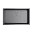 Кухонная мойка Omoikiri Taki 74-U/IF-GM нерж.сталь/вороненая сталь 4993498 Кухонная мойка Omoikiri Taki 74-U/IF-GM нерж.сталь/вороненая сталь 4993498