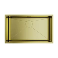 Кухонная мойка Omoikiri Taki 74-U/IF-LG нерж.сталь/светлое золото 4993499 Кухонная мойка Omoikiri Taki 74-U/IF-LG нерж.сталь/светлое золото 4993499