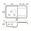 Кухонная мойка Omoikiri Tasogare 86-CA Artgranit/коричневый 4993458 Кухонная мойка Omoikiri Tasogare 86-CA Artgranit/коричневый 4993458
