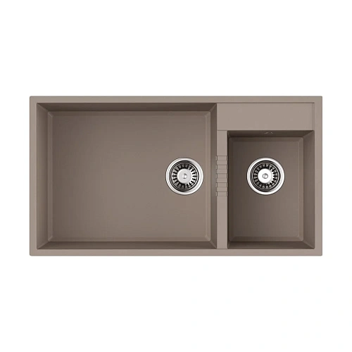 Кухонная мойка Omoikiri Tedori 85-2-U-EV Tetogranit/эверест 4993946 Кухонная мойка Omoikiri Tedori 85-2-U-EV Tetogranit/эверест 4993946