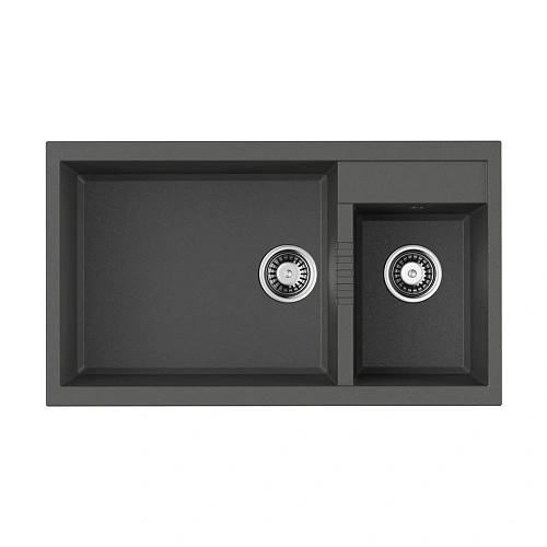 Кухонная мойка Omoikiri Tedori 86-2-LB-PL Tetogranit/платина 4993939 Кухонная мойка Omoikiri Tedori 86-2-LB-PL Tetogranit/платина 4993939