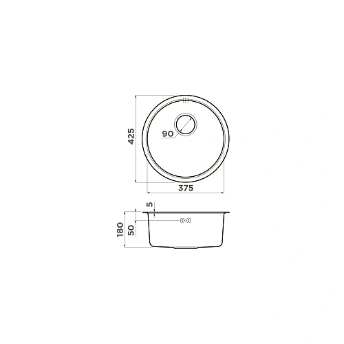 Кухонная мойка Omoikiri Toya 42-U/IF-IN нерж.сталь/нержавеющая сталь 4993186 Кухонная мойка Omoikiri Toya 42-U/IF-IN нерж.сталь/нержавеющая сталь 4993186