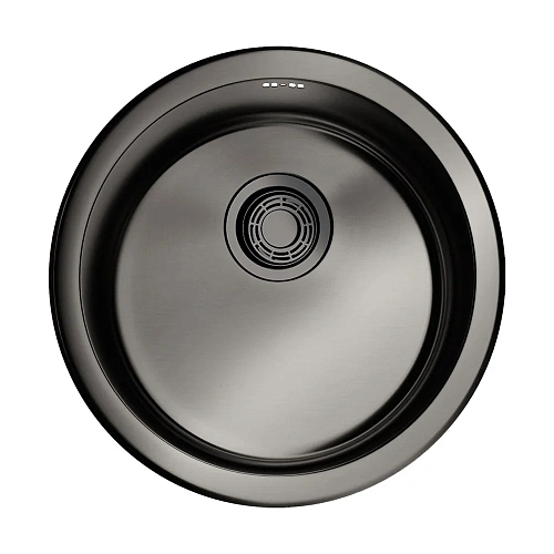 Кухонная мойка Omoikiri Toya 45-U-GM нерж.сталь/вороненая сталь 4993072 Кухонная мойка Omoikiri Toya 45-U-GM нерж.сталь/вороненая сталь 4993072