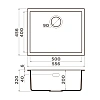 Кухонная мойка Omoikiri Yamakawa 55T-U/I-PL Tetogranit/платина 4993433 Кухонная мойка Omoikiri Yamakawa 55T-U/I-PL Tetogranit/платина 4993433