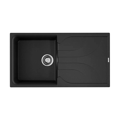 Кухонная мойка Omoikiri Yasugata 100-BL Tetogranit/черный 4993844 Кухонная мойка Omoikiri Yasugata 100-BL Tetogranit/черный 4993844