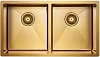 Кухонная мойка Paulmark AISI304 DOPPLET PM507844-BG брашированное золото 780х440мм Кухонная мойка Paulmark AISI304 DOPPLET PM507844-BG брашированное золото 780х440мм