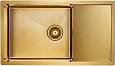 Кухонная мойка Paulmark AISI304 PLATTE PM807844-BG брашированное золото 780х440мм Кухонная мойка Paulmark AISI304 PLATTE PM807844-BG брашированное золото 780х440мм
