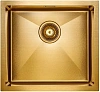 Кухонная мойка Paulmark AISI304 WESER PM804844-BG брашированное золото