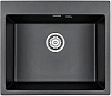 Кухонная мойка Paulmark KANTE, PM106052-BL, черный, 600х520 мм