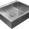 Кухонная мойка Paulmark KRONER-EDGE 59, PM775951-BS, брашированная 590х510мм Кухонная мойка Paulmark KRONER-EDGE 59, PM775951-BS, брашированная 590х510мм