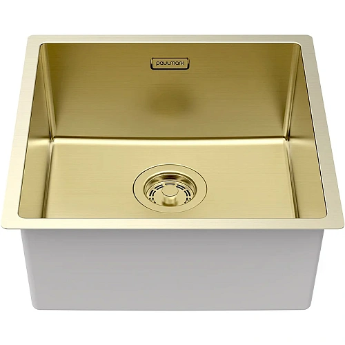 Кухонная мойка Paulmark LASSAN 44 UN LA44-LG, светлое золото, 440х440мм Кухонная мойка Paulmark LASSAN 44 UN LA44-LG, светлое золото, 440х440мм
